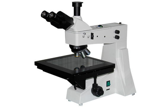 China Halogen Lamp Upright Trinocular Metallurgical Microscope with DIC and Infinity System supplier